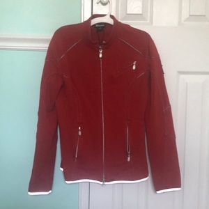 Red Cotton Belstaff jacket!